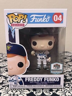 Freddy Funko Everett AquaSox FunkoPop #4 White Uniform MIB minor league Seattle